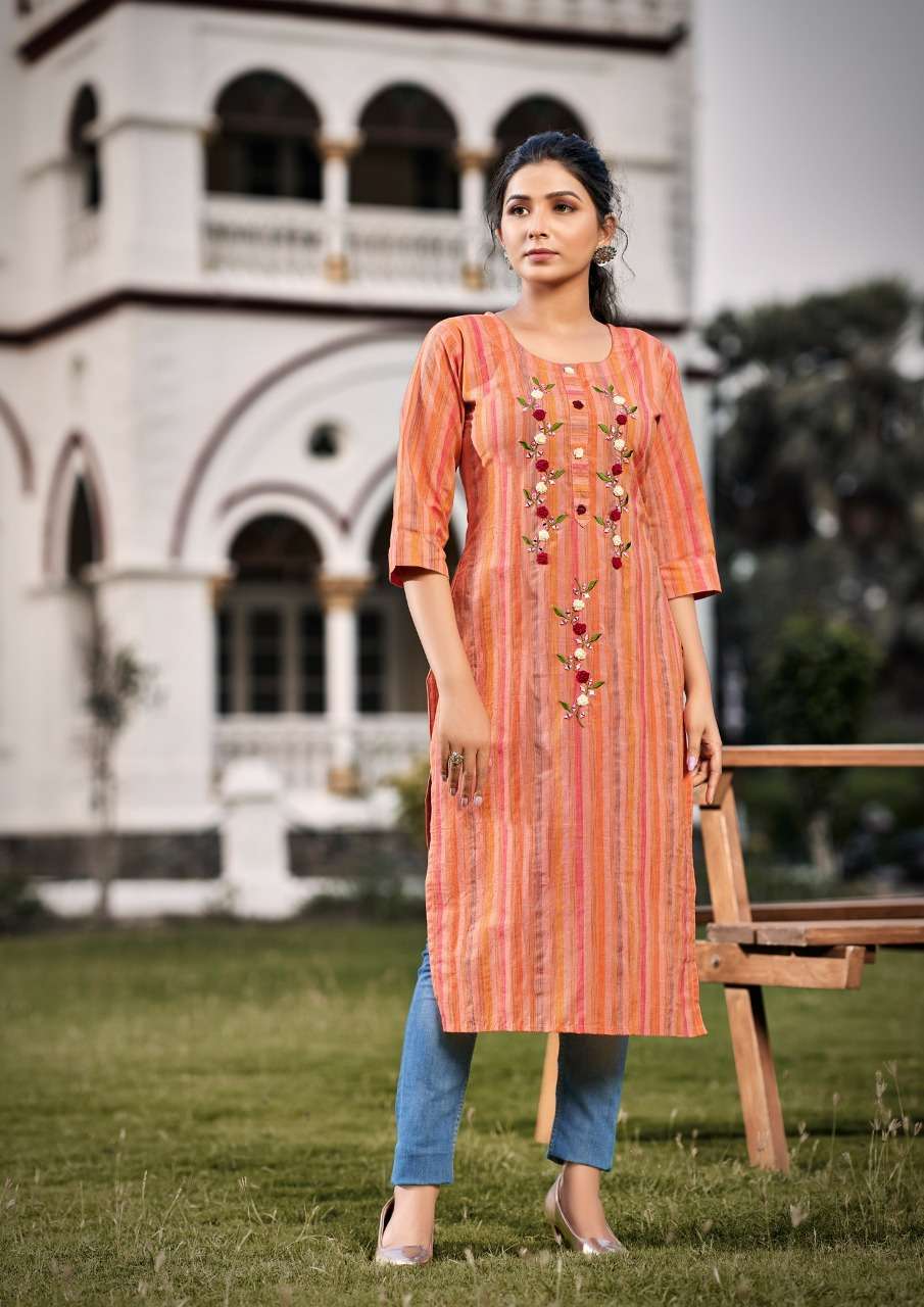 Parra Studio-Mastani Vol 1-Cotton-HandWork-Mirror-Work-Kurti-1003